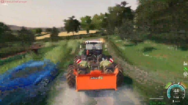 Making Alfalfa Silage. Spreading Digestate & Fertilizer ⭐ Greenwich Valley #82 ⭐ FS19 TimeLapse смотреть онлайн