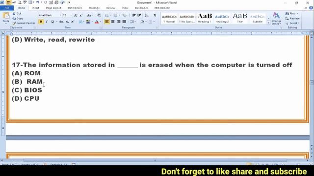 COMPUTER BASIC MCQs