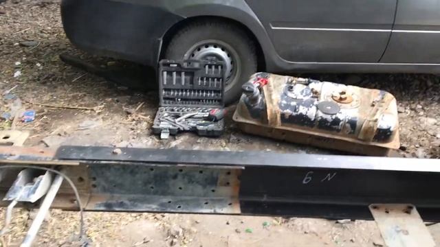 Удлинение рамы газель под эвакуатор . 2 часть