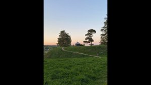 Городище Савкина горка (bird's-eye view). Май 2023 г.