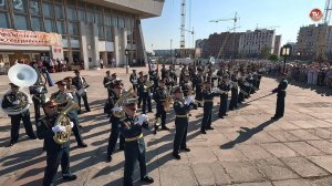 Плац-концерт 24-го военного оркестра объединённого стратегического командования Южного военного окр.