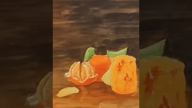 Мандариновый джем #мандарины #джем #живопись