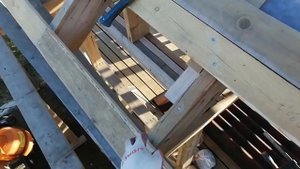 Обрешетка крыши для монтажа ондулина. Начало.