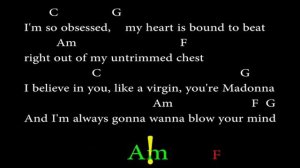 Hey Soul Sister  by Train   eASY chords & lyrics (5th fret)