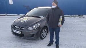 Отзыв Сергея в АвтоКачество об автоподборе Hyundai Solaris 1.6 МT 2014 г.в.