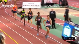 Yomif Kejelcha 3.48.46 on mile (Millrose games 2019) within 0.01s of WR