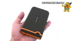 Sidex.ru: Видеообзор внешнего HDD Transcend StoreJet 25M 320 Gb (rus)