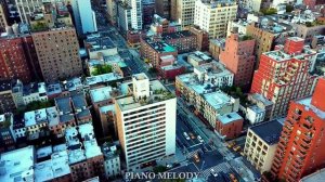 FLYING OVER NEW YORK (4K UHD) - Scenic Relaxation Film With Calming Music - 4K Video HD