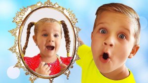 Roma Diana and Magic Mirror Kids pretend play videos for children