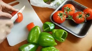 Турецкая кухня - Долма по турецки из Перцев - Лёгкий Рецепт вкусного ужина