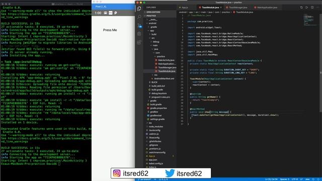 Create native modules in react native for android | free code tutorials
