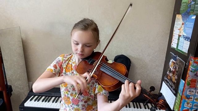 Этюд 7 Е.Гнесина- Витачек Соль мажор
