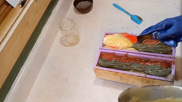 LAVENDER ROSEWOOD SOAP🪻 How to Make Floral Essential Oil Soap | Red White and Blue Soap for July 4t смотреть онлайн