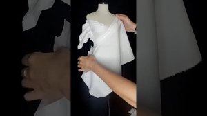 Драпировка платья метод наколки #draping #dressmaking #fashion #hautecouture #moulage #sewing
