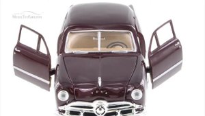 1949 Ford Coupe, Burgundy - Motormax 1/24 Scale