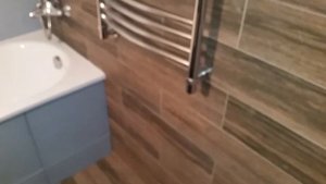 Комбинированная укладка плитки в ванной комнате