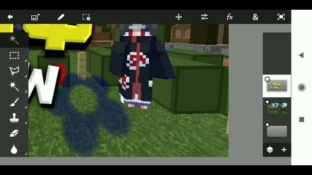?КАК СДЕЛАТЬ ПРЕВЬЮ??НА АНДРОИД ? PixelLab ? Ps Touch ? Minecraft pe 1.1.5?