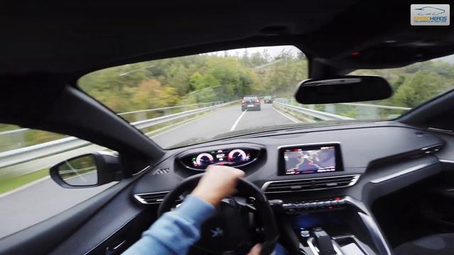 POV Drive - Peugeot 3008 GT (180 PS) Onboard Test Drive (pure driving, no talking) смотреть онлайн