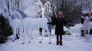 Новый год 2018 - декор от reklam RU ? Кони декоративные сани и декор к новому году