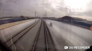 Сергей ведёт сапсан на скорости 400 км/ч