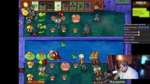 T2x2 ИГРАЕТ В Plants vs. Zombies С ХАРД МОДОМ #6