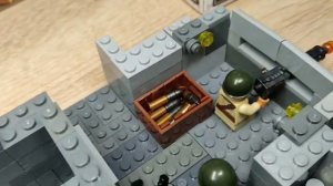 Самоделка по WW2 обзор на мою самоделку Лего дот или дзот 205
