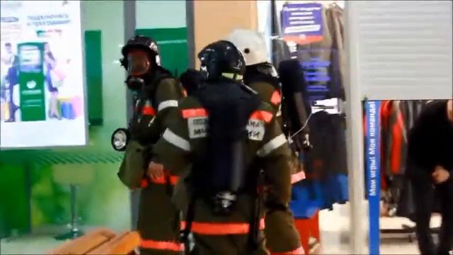Учения в Благовещенске, ТЦ "Острова"