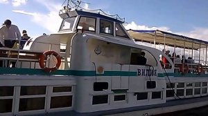Минское море,теплоход вилия подходит к причалу.11.07.2015.