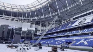 Система подъёма башен из ферм сечением 750*750мм от сценической компании «СТЕДЖ ШОУ"