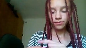 Заплела очень МНОГО косичек. Покрасила волосы