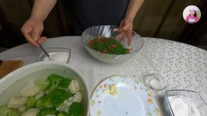 Вкусный и красивый салат из цветной капусты и брокколи! КОРЕЙСКАЯ КУХНЯ Проще простого! #9