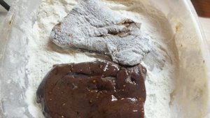 Телячья печень в соевом соусе