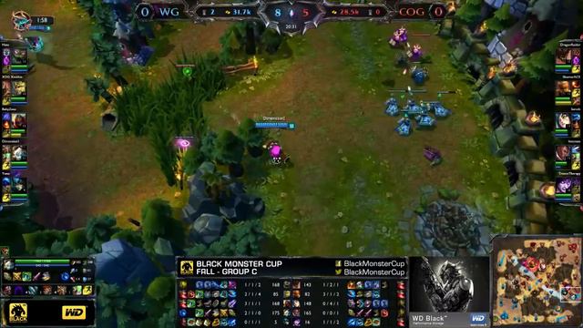 Wazabi Gaming vs. COGnitive Gaming - Group C - BMC NA Fall 2014 - League of Legends смотреть онлайн