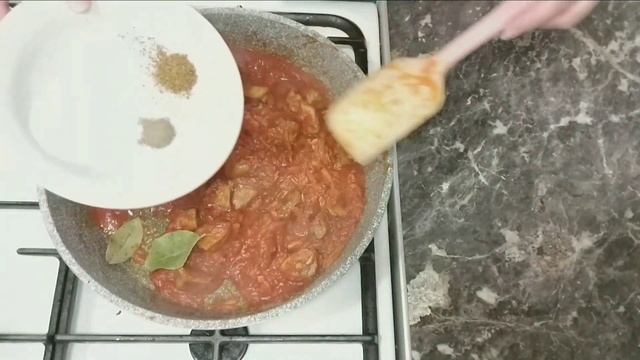 Капуста тушеная с мясом. Бархатный Бигус из свежей капусты. Очень вкусно! Быстро и просто!