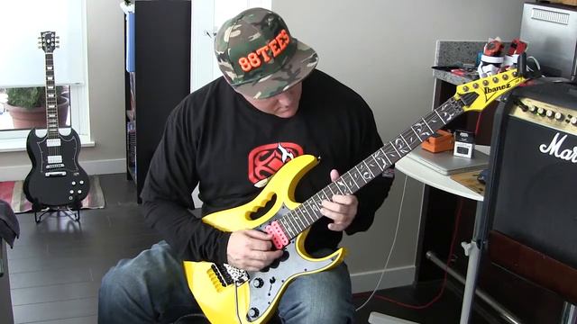 Ibanez JEM Jr Yellow Wild Boy