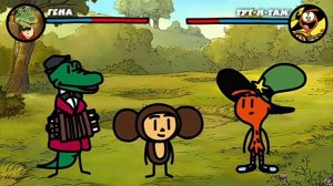 Крокодил Гена против Тут и Тама