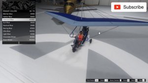 Ultralight Review & Best Customization FREE! GTA 5 Online Glider Air Creation Racer Plane! NEW!