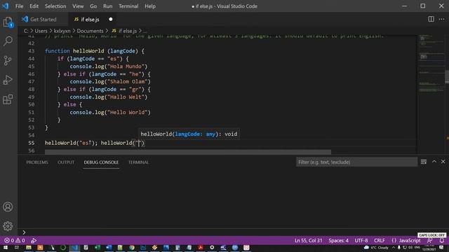 JavaScript Practice Exercises for Beginners: if/else Statements