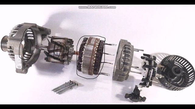 Как устроен автомобильный генератор и принцип его работы смотреть онлайн