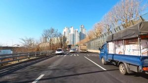 [4K] Driving Downtown Seoul Myeongdong, Sinchon, Hongdae POV 겨울 서울 도심 드라이브 명동 신촌 홍대