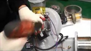 Ремонт котла Kiturami KSO 200 300 400   Замена двигателя горелки