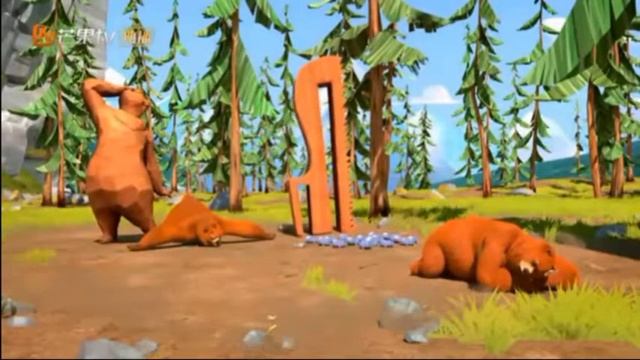 гризли и лемминги.медведь скульптор.