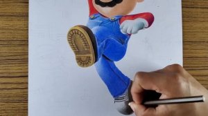 Dibujo de SUPER MARIO BROS | Time-lapse