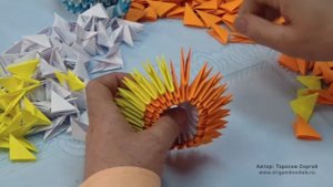 Как сделать кружку из модулей оригами. Модульное оригами.