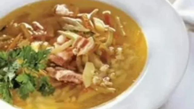 ОВОЩНОЙ СУП С КОПЧЁНОЙ ГРУДИНКОЙ. смотреть онлайн