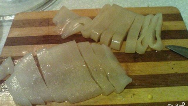 Кольца кальмара в кляре