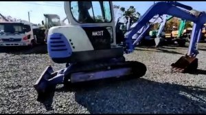 Японский экскаватор Mitsubishi MM35T вес 3,5т стрела прямая