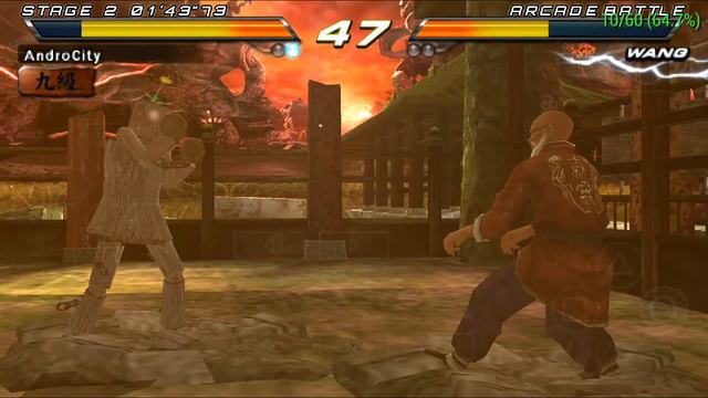 Mokujin  VS Wang tekken 7 || psp fight game смотреть онлайн