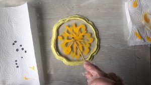 Подстаканник из эпоксидной смолы. Подсолнух