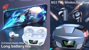 M33 TWS Wireless Gaming Earbuds  #twsearbuds #wirelessearbuds #gamingearbuds #gaming